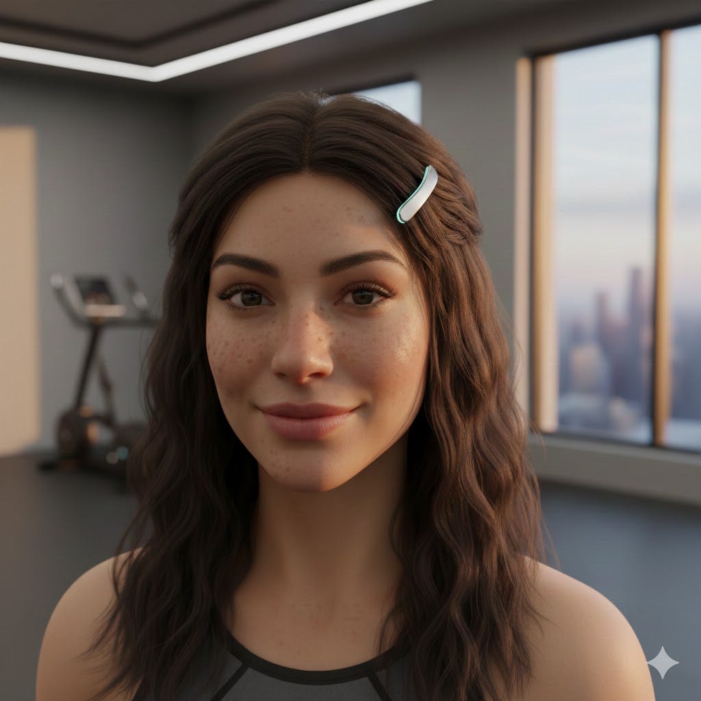 This post has a woman with a hairpin tech